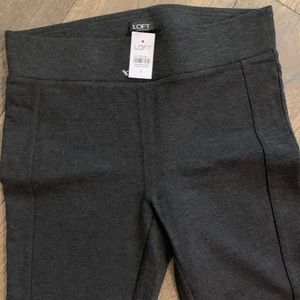 LOFT leggings. Small. Dark Gray. NWT